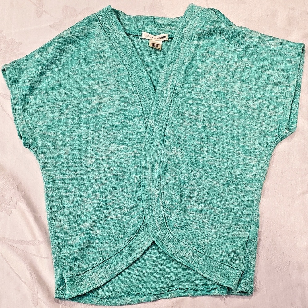 Girl's Teal Shrug